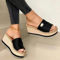 Leila | Natürliche Eleganz Sandalen – Schwarz