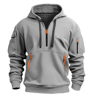 Shalev - Stylischer Langarm Kapuzenpullover | 1+1 Gratis – Hellgrau