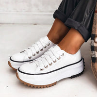 Eva® | Plateau Sneakers – Alpenweiß