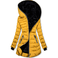 Jasmine - Modische Kapuzenjacke – Gelb