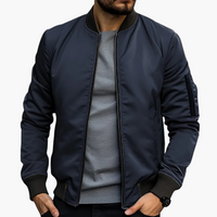 Bomberjacke für Herren - Stylisch, Bequem und Modern – Dunkelblau