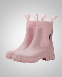 Verena | Damen Sommer Wasserdichte Gummistiefel – Rosa