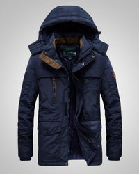 Luis | Herren Winter Parka Jacke – Blau