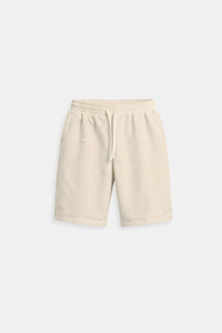 Herren Elastischer Bund Kurze Hosen – Beige
