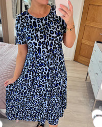 Heidi-Mode | Laurent Trendy Sommerkleid – Blau