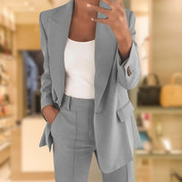 LILITH - BLAZER UND HOSEN-SET – Grau