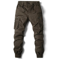 Niel | Herren Cargo Jogger mit Rippbündchen – Braun
