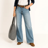 Majken - Lässig geschnittene Jeans für einen trendigen Look – Hellblau