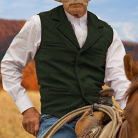 Levi™ | Elegante Klassische Weste – Dunkelgrün