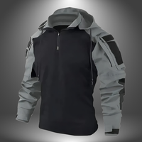 Nikolaus® | Premium Robuste Militärjacke für Männer – Grau