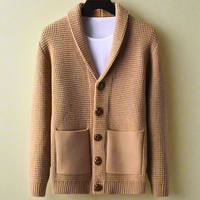 BALDWIN - STRICKJACKE MIT GROSSEN TASCHEN – Braun