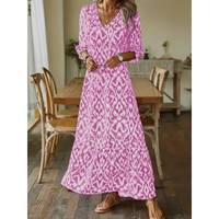 Aderyn | Damen Maxi Kleid – Rosa