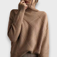 Dareen – Rollkragenpullover – Braun