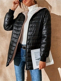 Leysmira | Kapuzenjacke mit Reißverschluss – Lässige Langarmjacke für den perfekten Alltagslook – Schwarz