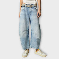 Heidi-Mode | Stylische Loose-Fit-Jeans – Hellblau