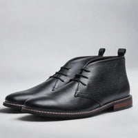 Max | Herren Chukka-Stiefel zeitlos & elegant tragbar – Schwarz