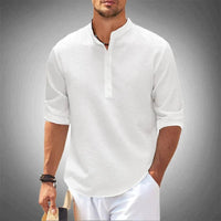 AXEL - HEMD MIT STEHKRAGEN – Weiß