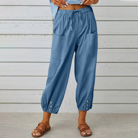 Daniela - Komfortable Freizeithose für Damen – Himmelblau