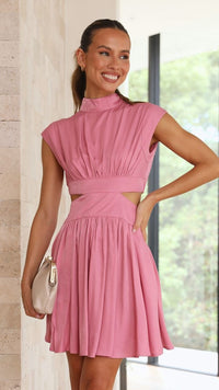 Beatrice Mini Robe – Rosa
