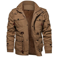 Eric | Eleganter Kommandantenmantel – Khaki