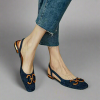 Solveig | Elegante Orthopädische Sandalen – Dunkelblau