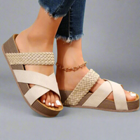 Wiltrud | Orthopädische Komfort-Sandalen für den ganzen Tag – Cremeweiß