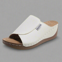 Prunberta | Bequeme Sandalen mit Fußgewölbeunterstützung – Gebrochenes Weiß