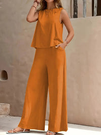 Roche Set – Der perfekte Mix aus Eleganz & Komfort für den Sommer – Orange