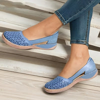 Heidi-Mode - Priestly orthopädische hohle Sandalen – Blau
