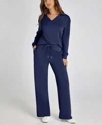 Grace - 2-teiliges Casual Set – Marine