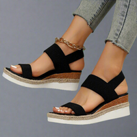 Blandine | Orthopädische Sandalen mit Eleganz-Komfort – Schwarz
