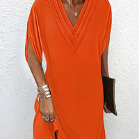 Gwen - Elegantes Minikleid – Orange