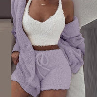 Poppy - Gemütliches Winter Lounge-Set – Lila