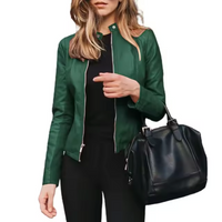 Übergroße Lederjacke – Gemüse