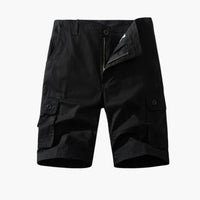 Herren Baumwoll Cargo Shorts mit Taschen für den Sommer – Grau