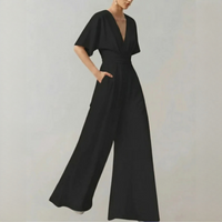Yoko - Eleganter und trendiger Jumpsuit – Schwarz