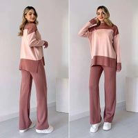 ORTRUD - ELEGANTES ZWEITEILER SETT – Rosa