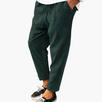 Cordhose mit Stretch - Herren Komfort & Stil vereint – Grün