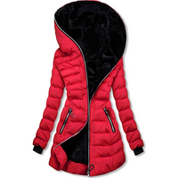 Jasmine - Modische Kapuzenjacke – Rot