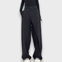 Ferranda – Asymmetrische Hose – Schwarz