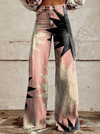 Stella | Flare-Hosen aus hochwertigem Material – Rosa