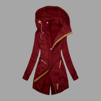 Decy | Winddichte und Wasserdichte Winterjacke – Rot