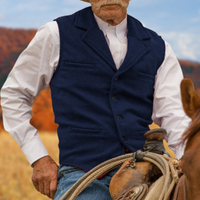 Levi™ | Elegante Klassische Weste – Dunkelblau