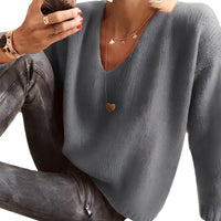 Dorris - Bequemer und kuscheliger Pullover – Grau