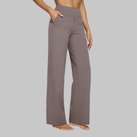 Calista | Elegante Hose aus weichem Jersey – Taupe