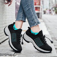 Clark Sommerliche Ergonomische Sneakers | Damenschuhe mit orthopädischem Fußbett – Schwarz 1