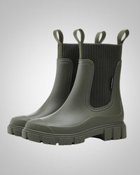 Verena | Damen Sommer Wasserdichte Gummistiefel – Grün
