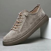 GERO - WILDLEDER-SCHUHE MIT DICKER SOHLE – Grau