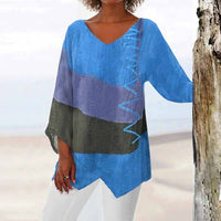 Elena - Elegante Bluse – Blau