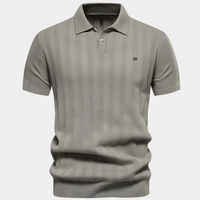 Hael | Slim-Casual Herren-Poloshirt – Khaki
